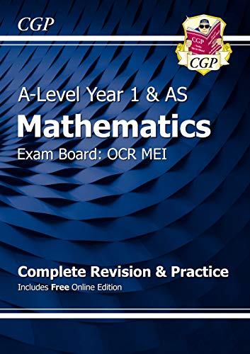 New A-Level Maths for OCR MEI: Year 1 & AS Complete Revision & Practice with Online Edition (CGP OCR MEI A-Level Maths) von Coordination Group Publications Ltd (CGP)